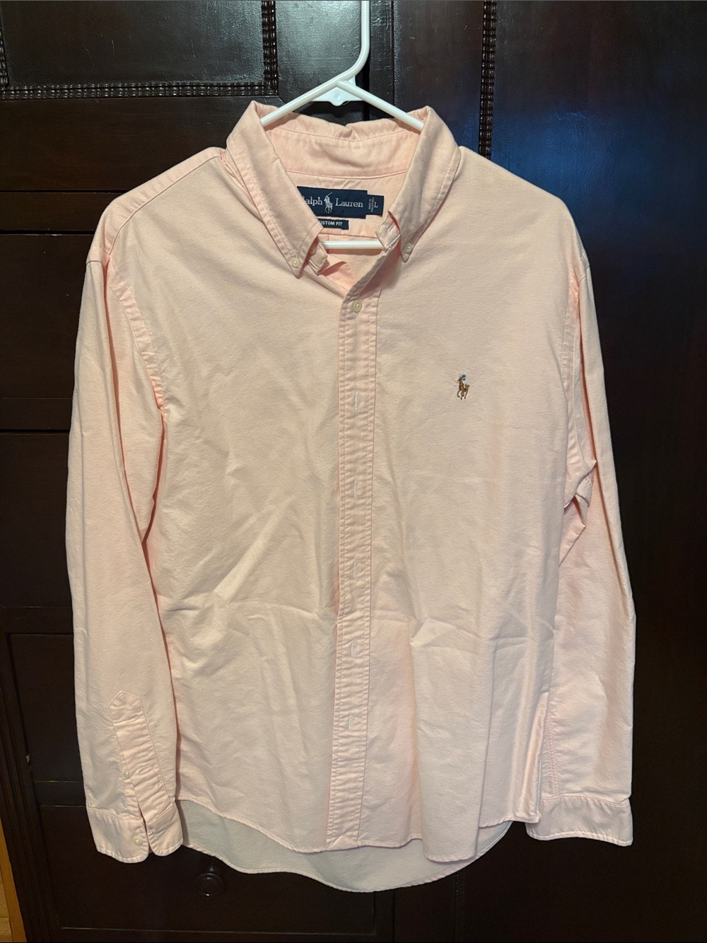 Ralph Lauren Light Pink Button-Down Oxford Shirt